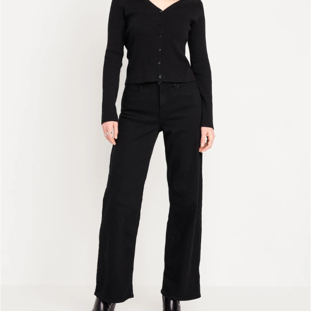 High-Waisted Wow Wide-Leg Jeans